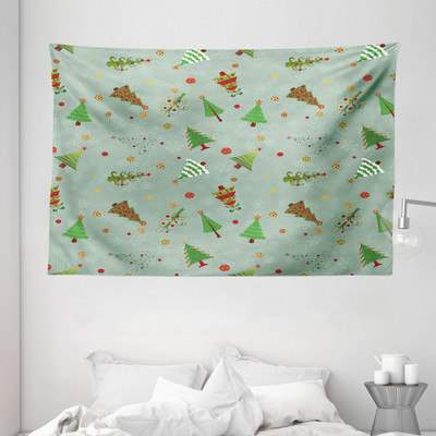 als Wandbehang Stoff (Breit)