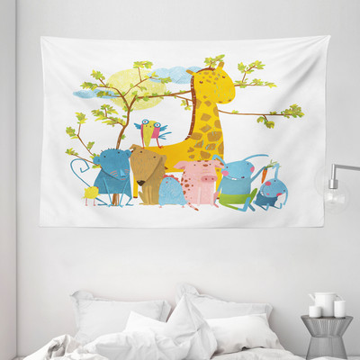 als Wandbehang Stoff (Breit)