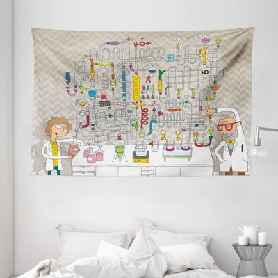 als Wandbehang Stoff (Breit)