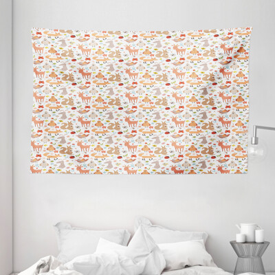 als Wandbehang Stoff (Breit)