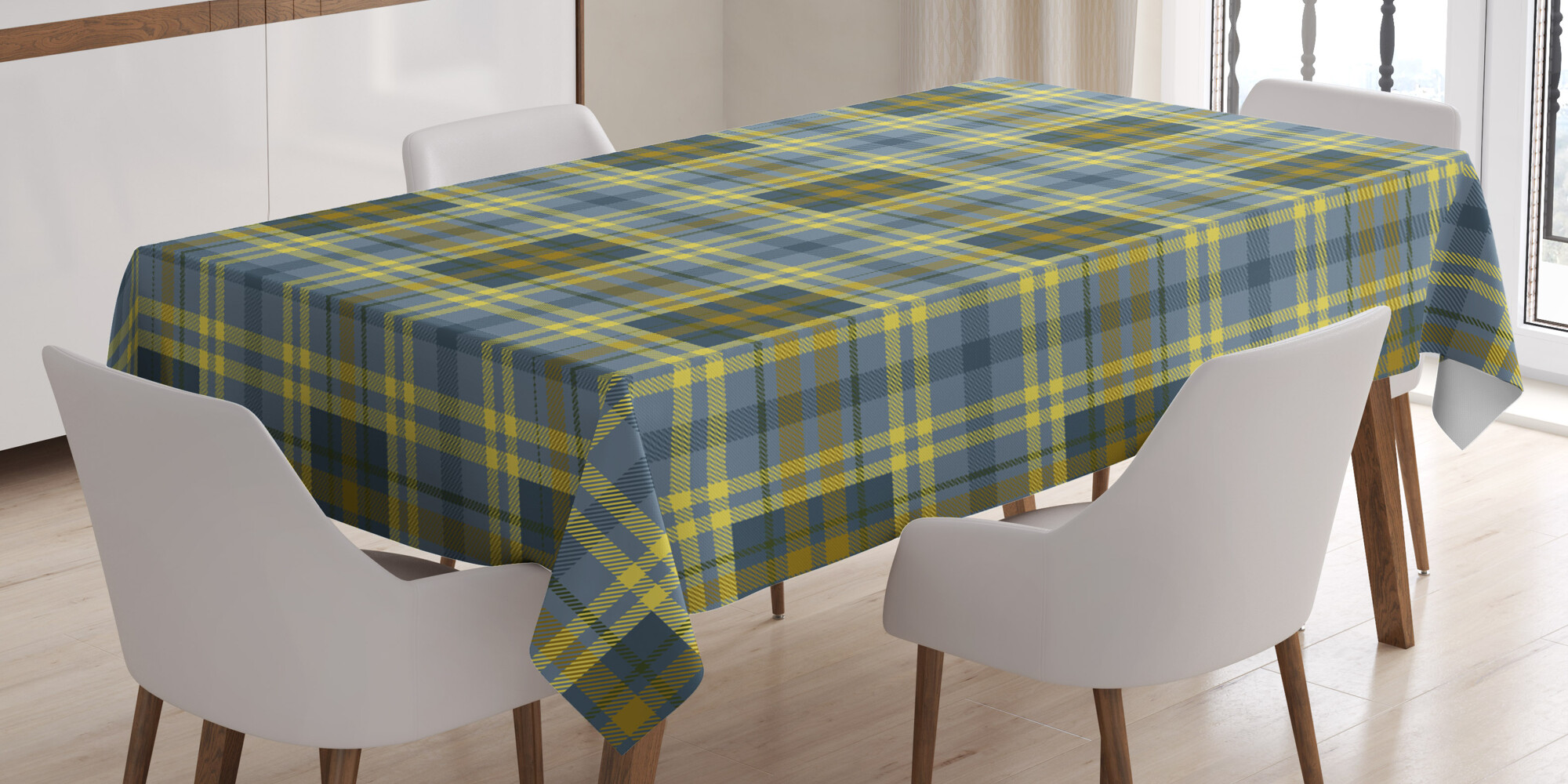 Abstrakt Tischdecke Englisch Folk Textur