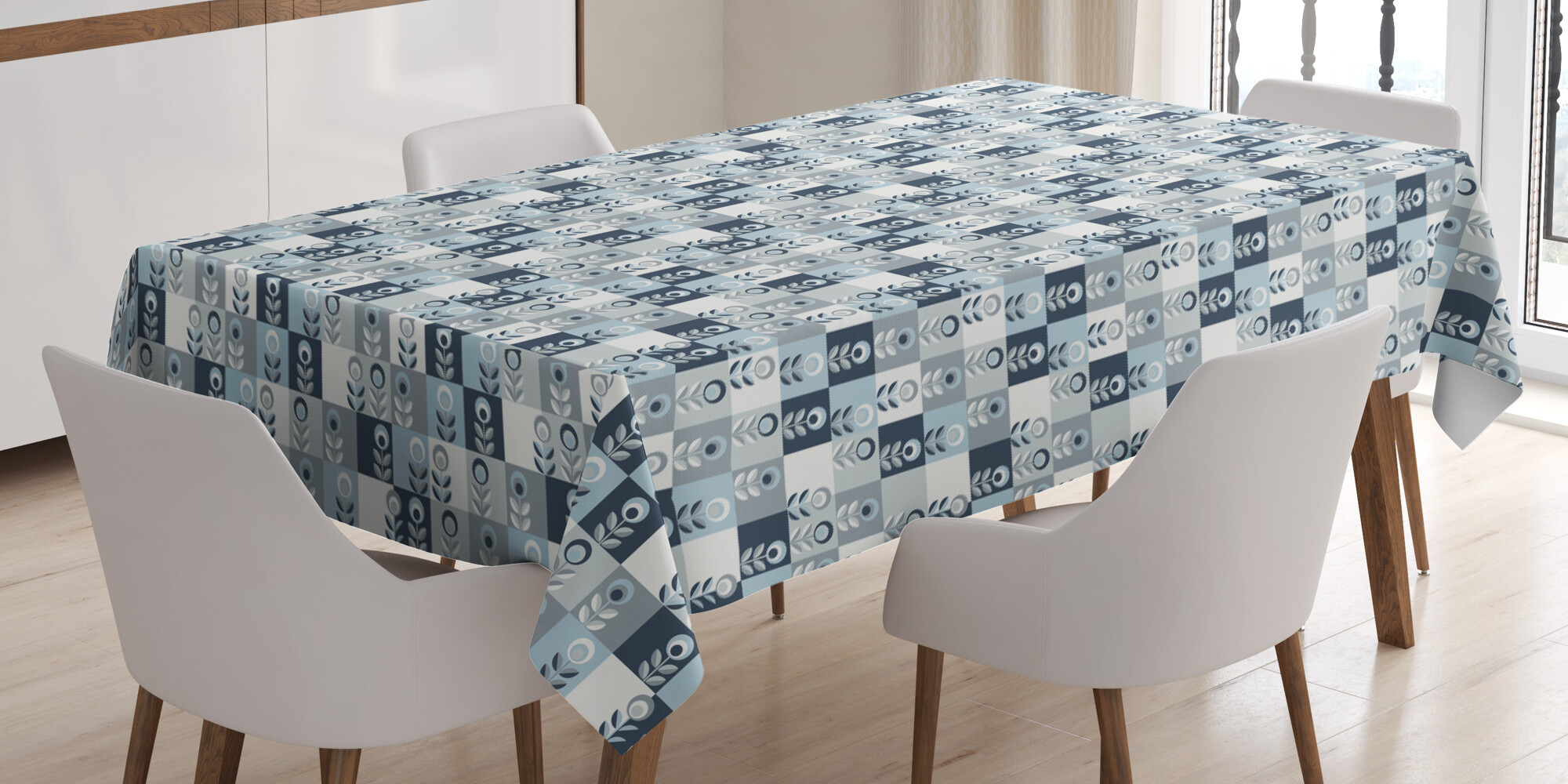 skandinavisch Tischdecke Retro Stil Natur