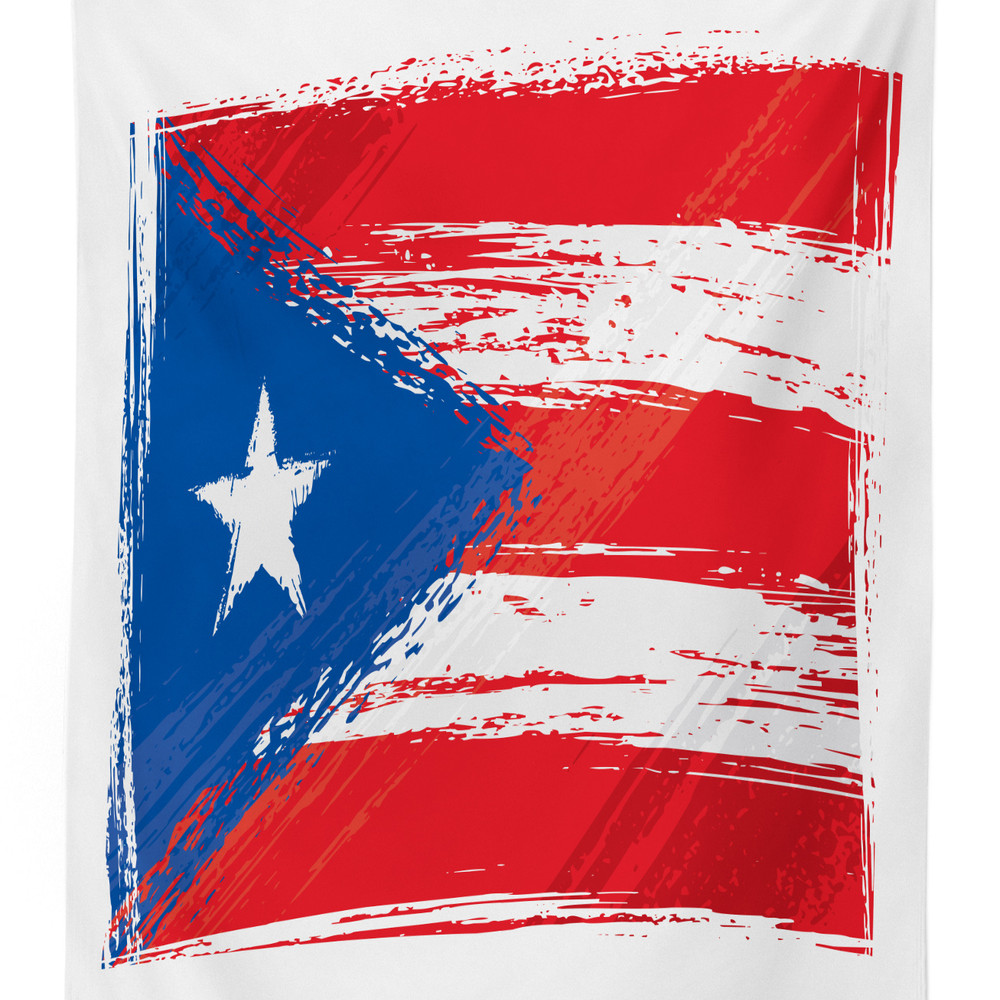 Puerto Rico Tischdecke Sketch Country Flag - Bild 3 von 7